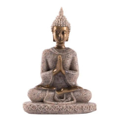 Buddha beeld als symbool van rust en verlichting, ideaal voor Feng Shui en meditatie.